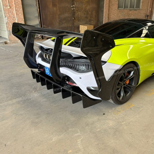 Dry Carbon Fiber GTR-Style Rear Wing Spoiler for McLaren 720S - High ...