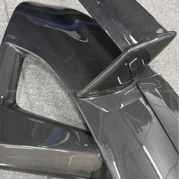 Ferrari F8 Performance Rear Ferrari F8 Mansory High-Performance Dry Carbon Fiber Rear Wing Spoiler ...